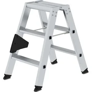 MUNK, Stufen-Stehleiter beidseitig begehbar 2x3 Stufen