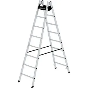 MUNK Günzburger Steigtechnik, MUNK Günzburger Steigtechnik 33016 Aluminium Stufen-Stehleiter Arbeitshöhe (max.): 3.7 m