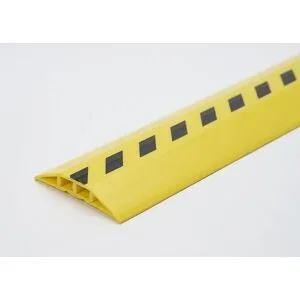 EHA, Kabelbrücke Typ 3, signalgelb/schwarz, L 1,5 m x B 100 mm x H 17 mm