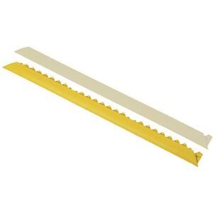 NoTrax, Kantenleisten für NoTrax Bodenplatten-Stecksystem Montage-Arbeitsplätze, weiblich, BxL 50 x 910 mm, schwarz