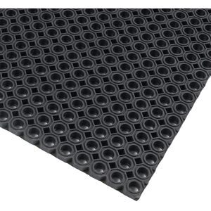Schmutzfangmatte, gelocht, schwarz, L x B 1000 x 750 mm NOTRAX
