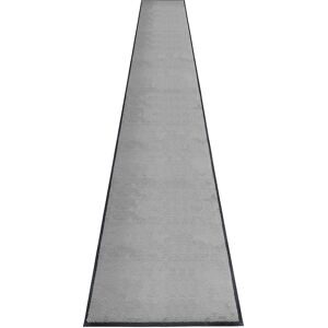 miltex, Schmutzfangmatte miltex Eazycare Style, eckig, antistatisch, UV-beständig, waschbar, High-Twist-Nylon & Niltrilgummi, 850 x 3000 mm, basaltgrau