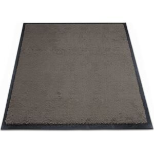 miltex, Schmutzfangmatte miltex Eazycare Style, eckig, antistatisch, UV-beständig, waschbar, High-Twist-Nylon & Niltrilgummi, 750 x 850 mm, graubraun