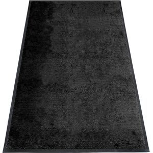 miltex, Schmutzfangmatte miltex Eazycare Style, eckig, antistatisch, UV-beständig, waschbar, High-Twist-Nylon & Niltrilgummi, 850 x 1500 mm, tiefschwarz