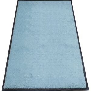miltex, Schmutzfangmatte miltex Eazycare Style, eckig, antistatisch, UV-beständig, waschbar, High-Twist-Nylon & Niltrilgummi, 850 x 1500 mm, pastellblau