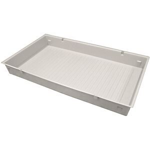 asecos®, Einlegewanne für asecos Sicherheitsschränke der Q30, Q90 und S90 Serie, Polypropylen, grau, B 878 x T 500 x H 96 mm, 33,5 l