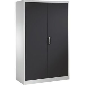 C+P, C+P Flügeltürenschrank, 5 OH, HxBxT 1.950 x 1.200 x 600 mm, lichtgrau, schwarzgrau