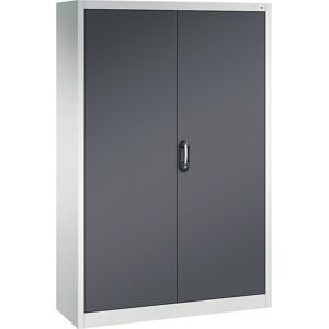 C+P, C+P Flügeltürenschrank, 5 OH, HxBxT 1.950 x 1.200 x 400 mm, lichtgrau, schwarzgrau