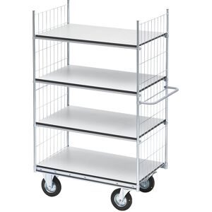 ESD-Etagenwagen SERIE 300, 4 Etagen, LxBxH 1390 x 650 x 1730 mm, ab 5 Stk HelgeNyberg