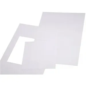 undefined, Papiereinlagen für Türschild Lyon, 150 x 150 mm, weiss, 10 Stück