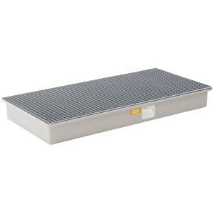 Jungheinrich PROFISHOP, CEMO Auffangwanne aus GFK, HxBxT 200 x 850 x 1.880 mm, Gitterrost aus Stahl