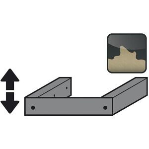 asecos®, Justiervorrichtung inkl. Sockelblende für asecos® Sicherheitsschrank Typ 30, Breite 564 mm