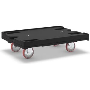 kaiserkraft, kaiserkraft Transportroller, 800 x 600 mm, Tragfähigkeit 500 kg, schwarz, ab 5 Stk