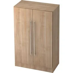 LIVIQUE, Aktenschrank Office Braun Holz 80 cm 42 cm 127 cm - Farbe: Nussbaum Dekor - Material: Holzwerkstoff - Aktenschrank