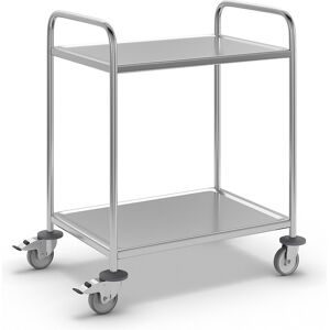 KONGAMEK, Kongamek Servierwagen Edelstahl, 2 Böden à 825 x 500 mm