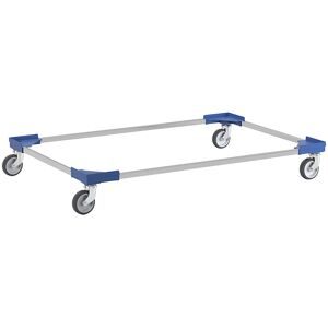 kaiserkraft, kaiserkraft Profi-Fahrgestell, Hybrid, für Euroformat 1200 x 800 mm, blau, ab 20 Stk