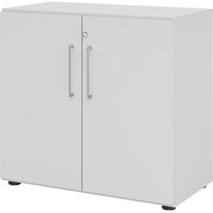 LIVIQUE, Aktenschrank Office Grau Holz 80 cm 42 cm 74.6 cm - Farbe: Hellgrau - Material: Holzwerkstoff - Aktenschrank