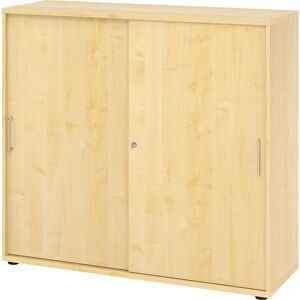 Hammerbacher, Hammerbacher Schrank V1753S/3/3/BS Ahorn 120 x 40 x 110 cm