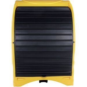 kaiserkraft, kaiserkraft PE-Gefahrstoffdepot mit Jalousie, für 4 x 200-l-Fässer, Auffangvolumen 242 l, HxBxT 2110 x 1565 x 1620 mm