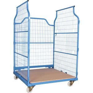 eurokraft pro, Universal-Corlette® mit Vergitterung, Typ 1200, lichtblau, HxBxT 1850 x 1200 x 1150 mm eurokraft pro