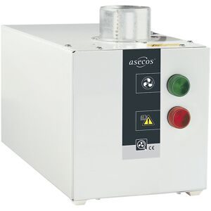 asecos®, Entlüftungsaufsatz f. Hochschränke asecos, m. Abluftüberwachung, B 200 x T 400 x H 200 mm