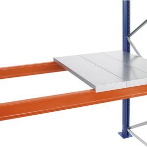 SCHULTE Lagertechnik, Schulte Lagertechnik Stahlpaneel-Ebene für Palettenregale, Stärke 1,25 mm, B 1350 x T 1100 mm, aufgelegt, verzinkt