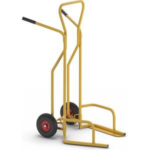 KONGAMEK, Reifenkarre, Tragfähigkeit 200 kg, gelb, ab 5 Stk Kongamek