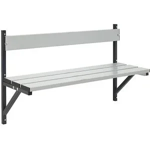 Sypro, Wandbank, Alu, L 1015 mm, anthrazit (RAL 7016)