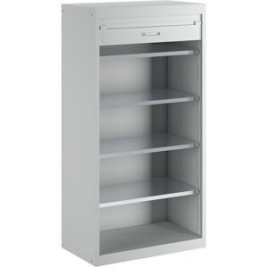 LISTA Rollladenschrank, (BxTxH) 1000x580x1950mm, 4 Verstellböden, lichtgrau