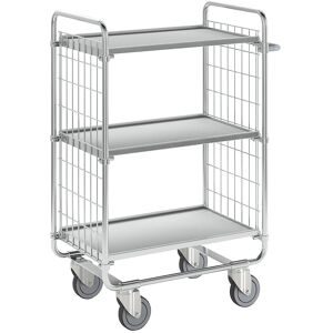 Etagenwagen SERIE 100, 3 Etagen, LxBxH 800 x 460 x 1120 mm HelgeNyberg