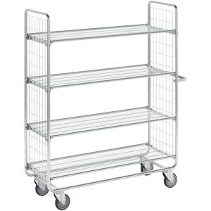 Gitterwagen SERIE 100, 4 Etagen, LxBxH 1380 x 460 x 1585 mm HelgeNyberg
