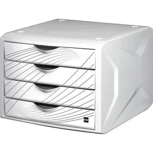 helit, Schubladenbox "Chameleon" weiss