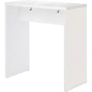 LIVIQUE, Stehtisch Office Weiss Holz 104 cm - Material: Holzwerkstoff - Stehtisch