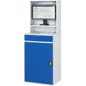 RAU, Computer-Schrank Typ 650-M65, B 650 x T 520 x H 1770 mm, stationär