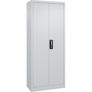 Werkstatt-Flügeltürschrank, HxBxT 1950 x 800 x 400 mm, lichtgrau / lichtgrau C+P