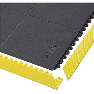 Stecksystem, Cushion Ease Solid? ESD NITRILE FR, LxBxH 910 x 910 x 19 mm, geschlossen, schwarz NOTRAX