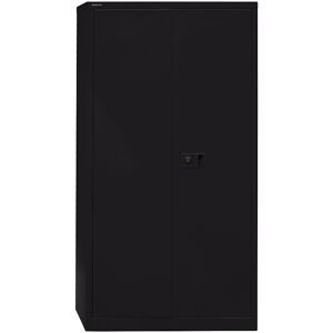 Bisley, Bisley Flügeltürenschrank Universal Schwarz 914 x 400 x 1.806 mm