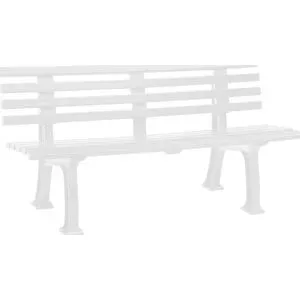 Blome, Gartenbank, 3-Sitzer, L 1500 mm, weiss
