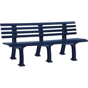 Blome, Gartenbank, 4-Sitzer, L 2000 mm, blau