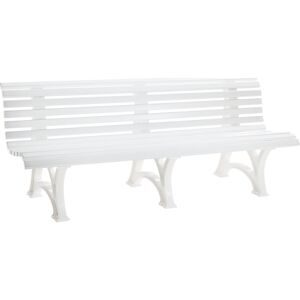 Blome, Parkbank, 4-Sitzer, L 2000 mm, weiss