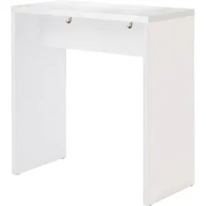 LIVIQUE, Stehtisch Office Weiss Holz 104 cm - Material: Holzwerkstoff - Stehtisch