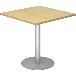 LIVIQUE, Besprechungstisch Office Holz 80 cm - Farbe: Ahorn Dekor - Material: Holzwerkstoff - Besprechungstisch