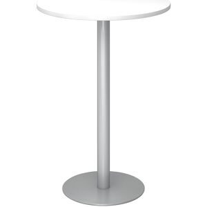 LIVIQUE, Besprechungstisch Office Weiss Holz 80 cm - Material: Holzwerkstoff - Besprechungstisch