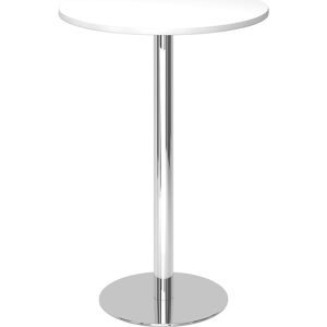 LIVIQUE, Besprechungstisch Office Weiss Holz 80 cm - Material: Holzwerkstoff - Besprechungstisch