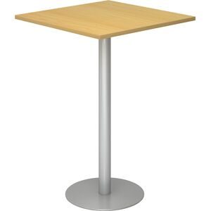 LIVIQUE, Besprechungstisch Office Braun Holz 80 cm - Farbe: buche - Material: Holzwerkstoff - Besprechungstisch