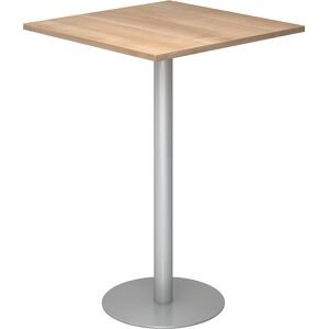 LIVIQUE, Besprechungstisch Office Braun Holz 80 cm - Farbe: Nussbaum - Material: Holzwerkstoff - Besprechungstisch