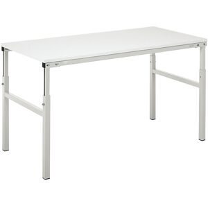 Arbeitstisch Serie TP, Grundtisch, manuell höhenverstellbar, BxT 1500 x 500 mm Treston