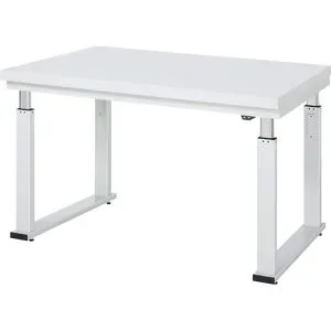RAU, Arbeitstisch Serie adlatus 600, 1250 x 900 x 740-1140 mm, Hartlaminat-Platte