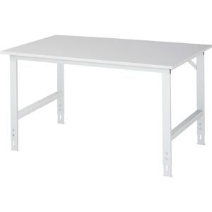 RAU, RAU höhenverstellbarer Werktisch Serie TOM, HxBxT 760-1.080 x 1.500 x 1.000 mm, Arbeitsplatte EGB-Melaminbelag
