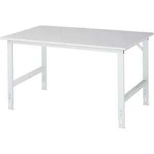 RAU, Arbeitstisch, Melamin-Platte, B 1500 x T 1000 x H 760-1080 mm